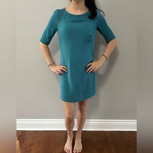 Babaton silk sheath dress S
